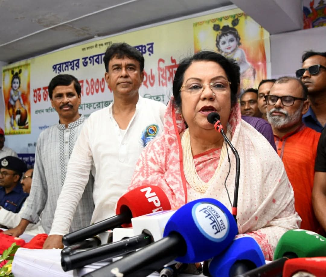 আমাদের বড় পরিচয় আমরা বাংলাদেশি-জন্মাষ্টমীতে খাদ্যমন্ত্রী